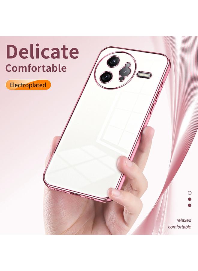 اس-توب جراب لهاتف Redmi K80 Pro، جراب شفاف مطلي بفتحة دقيقة - Image 5