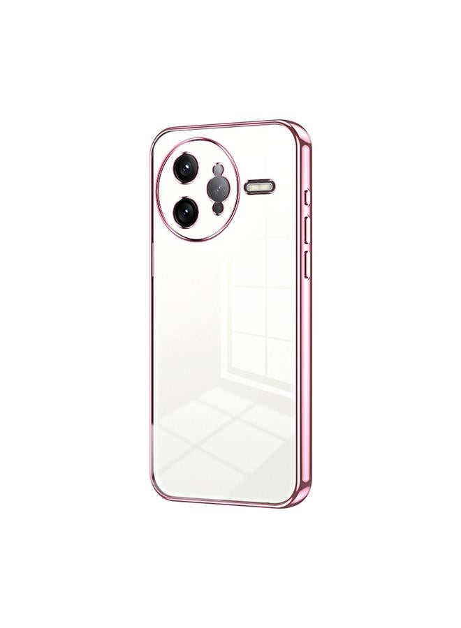 اس-توب جراب لهاتف Redmi K80 Pro، جراب شفاف مطلي بفتحة دقيقة - Image 1