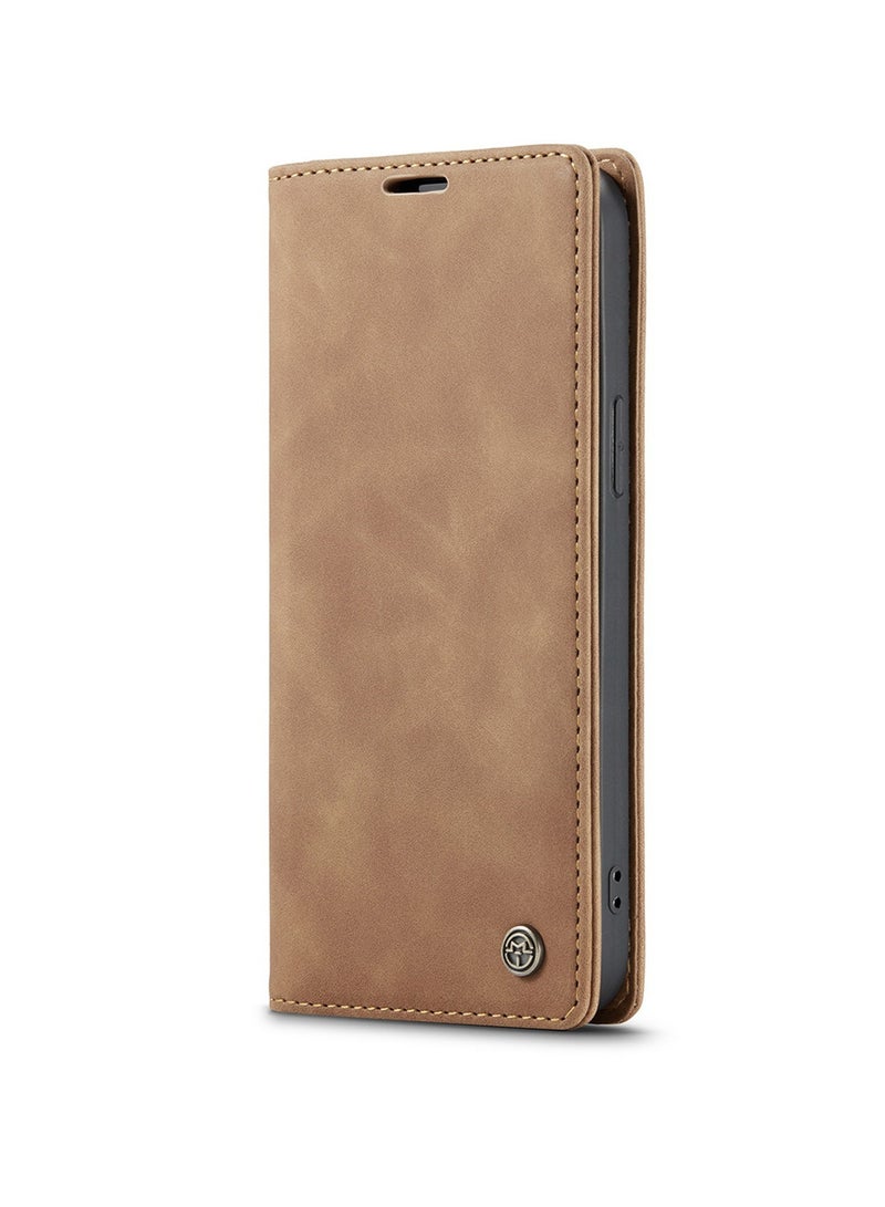 CaseMe iPhone 15 Pro Max/iPhone 15 Ultra Leather Case Wallet Flip Cover Card Slots Magnetic Closure Stand Phone Holder Function Fold Shockproof Protective Full Protection Anti-drop Anti-scratch Accessory - Image 1