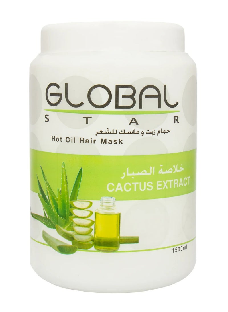 globalstar - Hair Mask with cactus Extract 1500 ML - Image 1