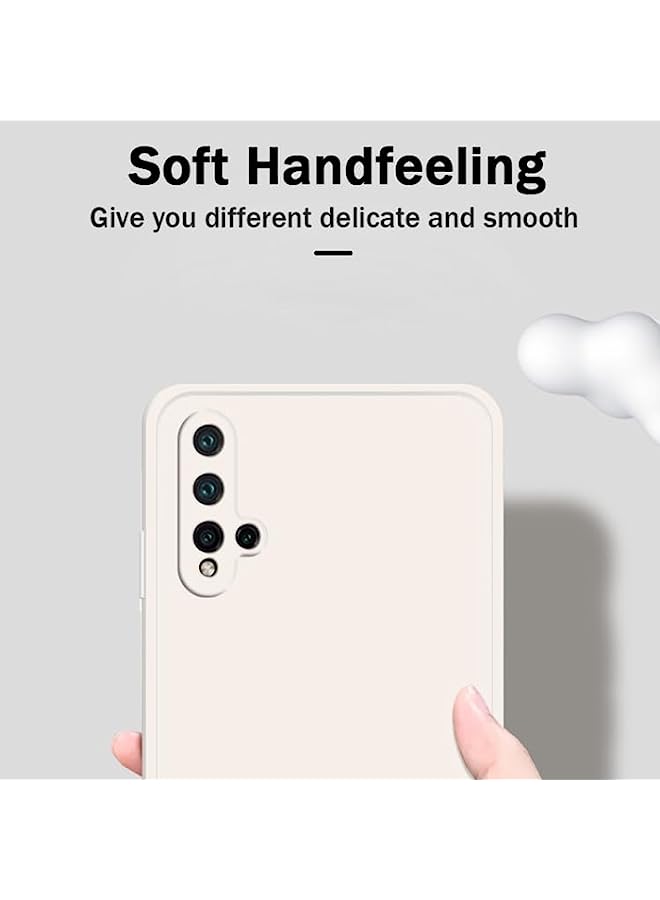HuHa HuHa Case Cover Compatible For Huawei nova 5 Pro Solid Color Imitation Liquid Silicone Straight Edge Dropproof Full Coverage Protective Case - Image 2