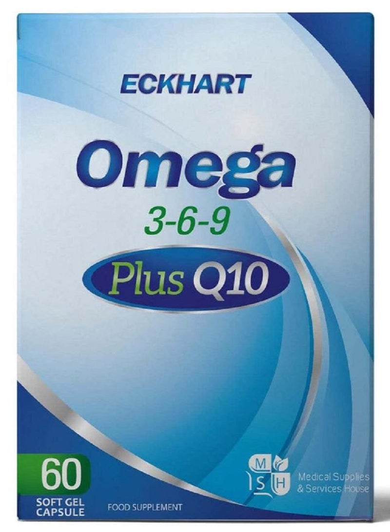 ECKHART Omega 3-6-9 plus Q10 - 60 capsules - Image 1