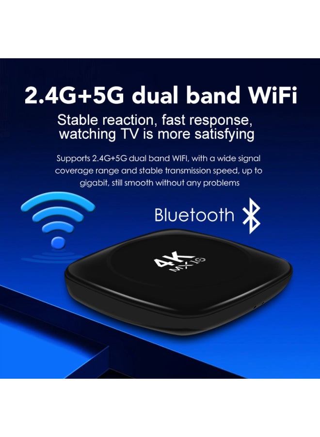 Explosions Android 13.0 Set-top Box 5G MX10-4K Wireless Network Player Home TV Set-top Box-Color:MX10-4K - Image 2