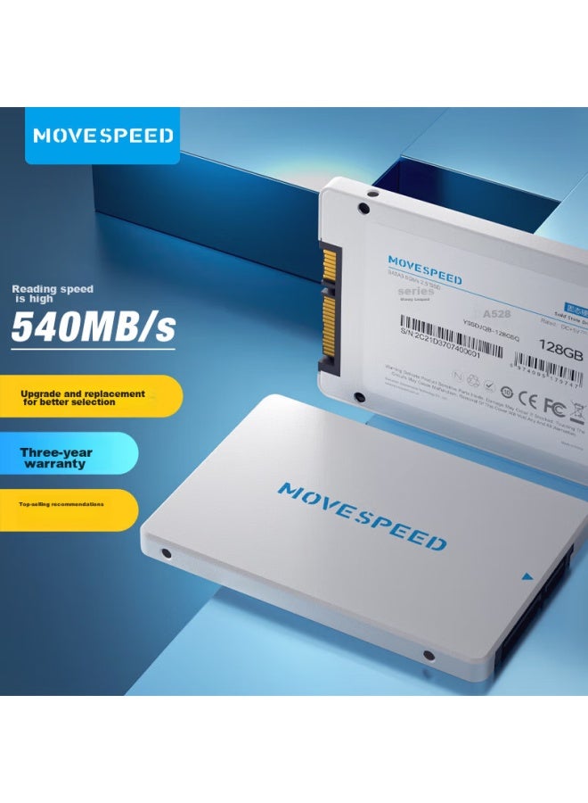 MOVESPEED Move Speed 128gb Ssd Solid State Drive, 2.5-inch, Sata3.0, Read 520mb/s, Tlc Nand, For Desktop/laptop - Image 5