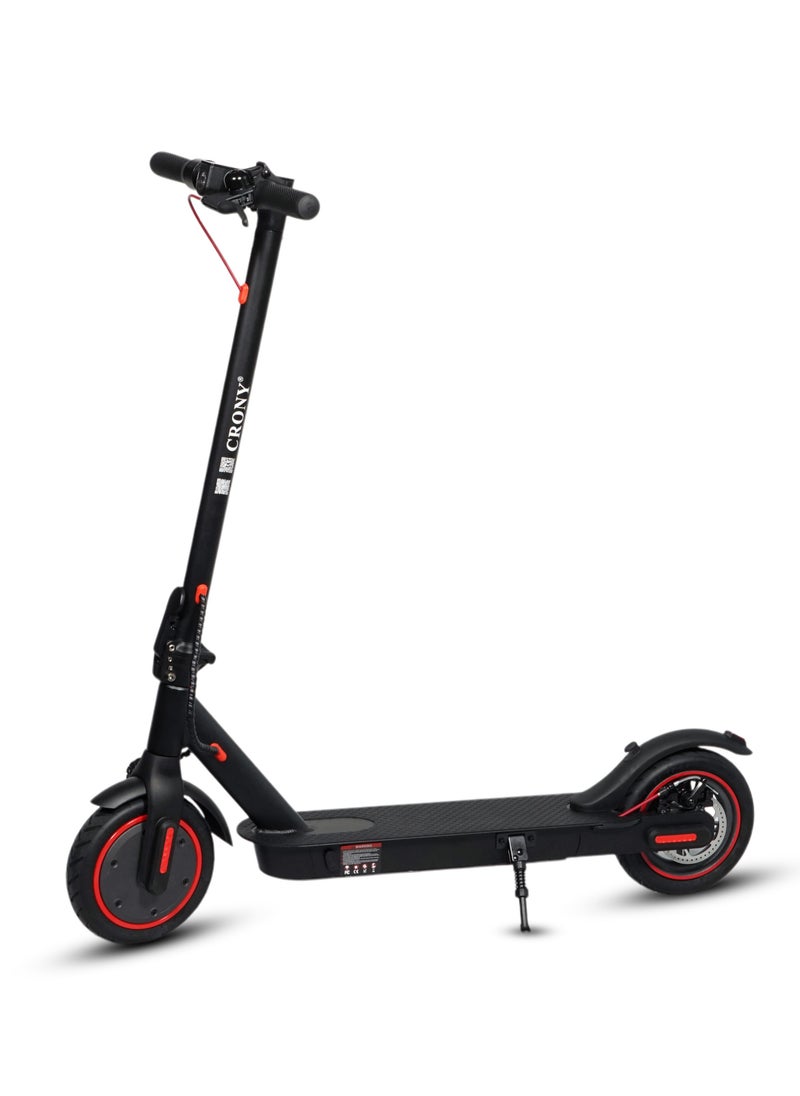 Crony - W563 Electric Scooter with 250W Motor36V App Connectivity 45 KM/H Top Speed and 25 KM Range BlackEasy Folding Design Electronic Brake LED light Brushless Motor Aluminum Alloy - Image 1