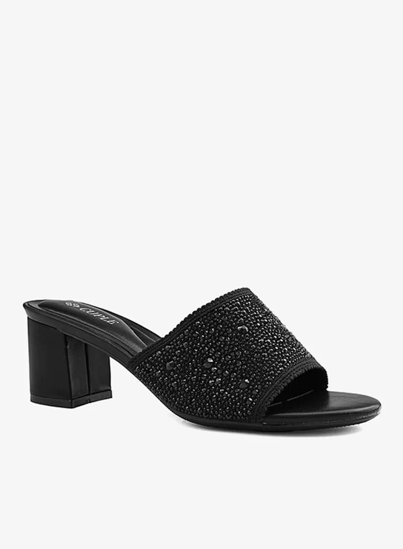 Cuple Womens classic heeled sandals