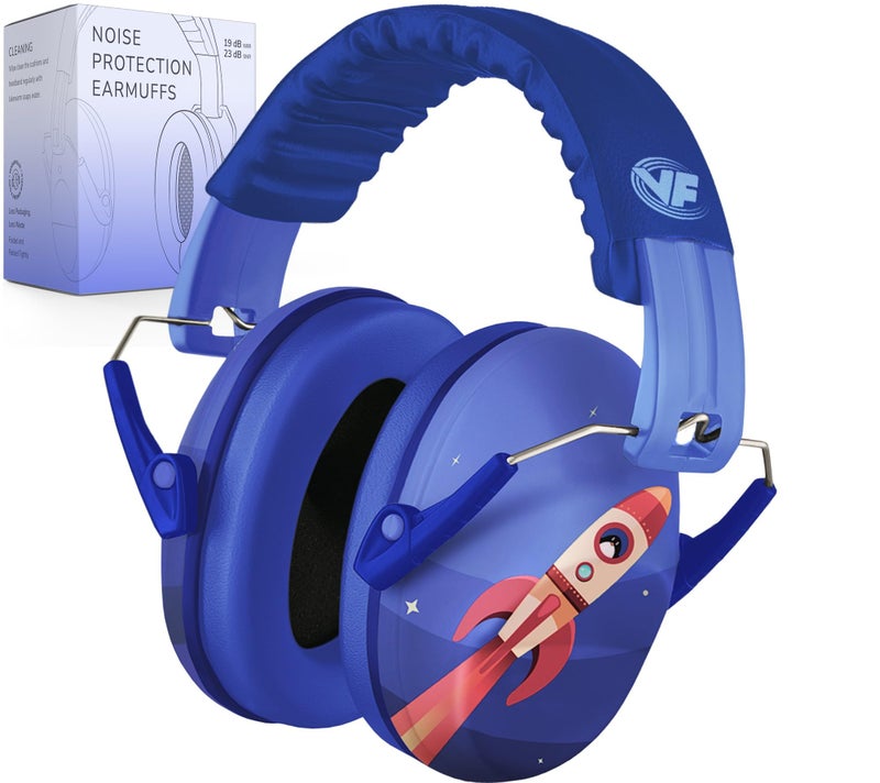 Vanderfields Hearing Protection Ear Muffs - Over 31 dB (2K Hz) Broad Noise Cancelling Sound Reduction Earmuffs for Kids 3-12 - Image 1