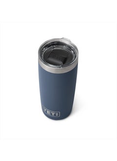 YETI Rambler 10 oz Tumbler, Stainless Steel, Vacuum Insulated with MagSlider Lid, Navy  - Image 1
