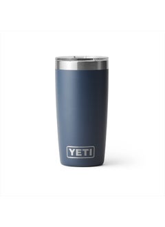 YETI Rambler 10 oz Tumbler, Stainless Steel, Vacuum Insulated with MagSlider Lid, Navy  - Image 2