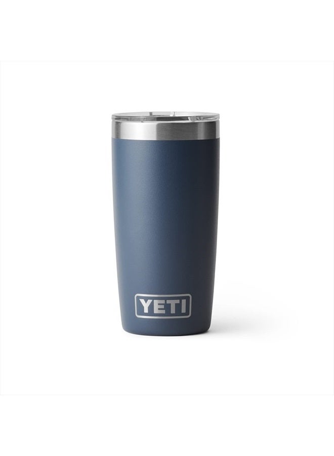YETI كوب رامبلر سعة 10 أونص، فولاذ مقاوم للصدأ، معزول بالفراغ بغطاء مغناطيسي، أزرق - Image 2