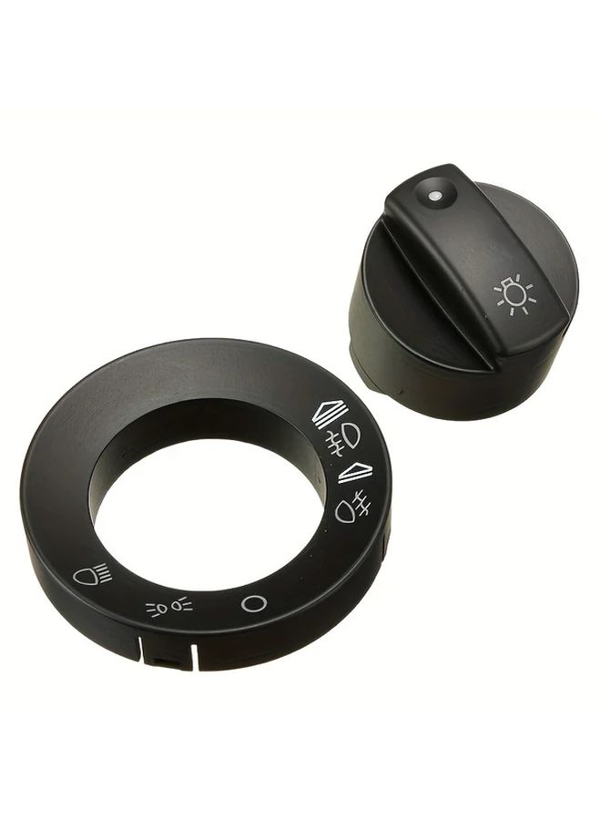 غطاية مفتاح التحكم في الضباب والضوء الأمامي طقم إصلاح قطعة واحدة لأودي A4 S4 2000-2007 - Image 3