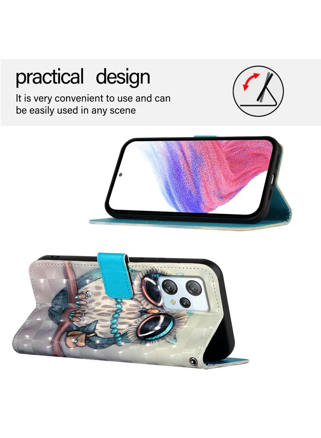 اس-توب جراب لهاتف Blackview A53 مصنوع من الجلد بتصميم أفقي ثلاثي الأبعاد - Image 3