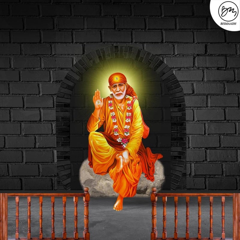 BISMAADH Electric Religious Continuous Mantra Chanting Bell Machine Spiritual Devotional Mantras Pooja Chanting Bell Just Plug & Play (Sai Baba Ji) - Image 3