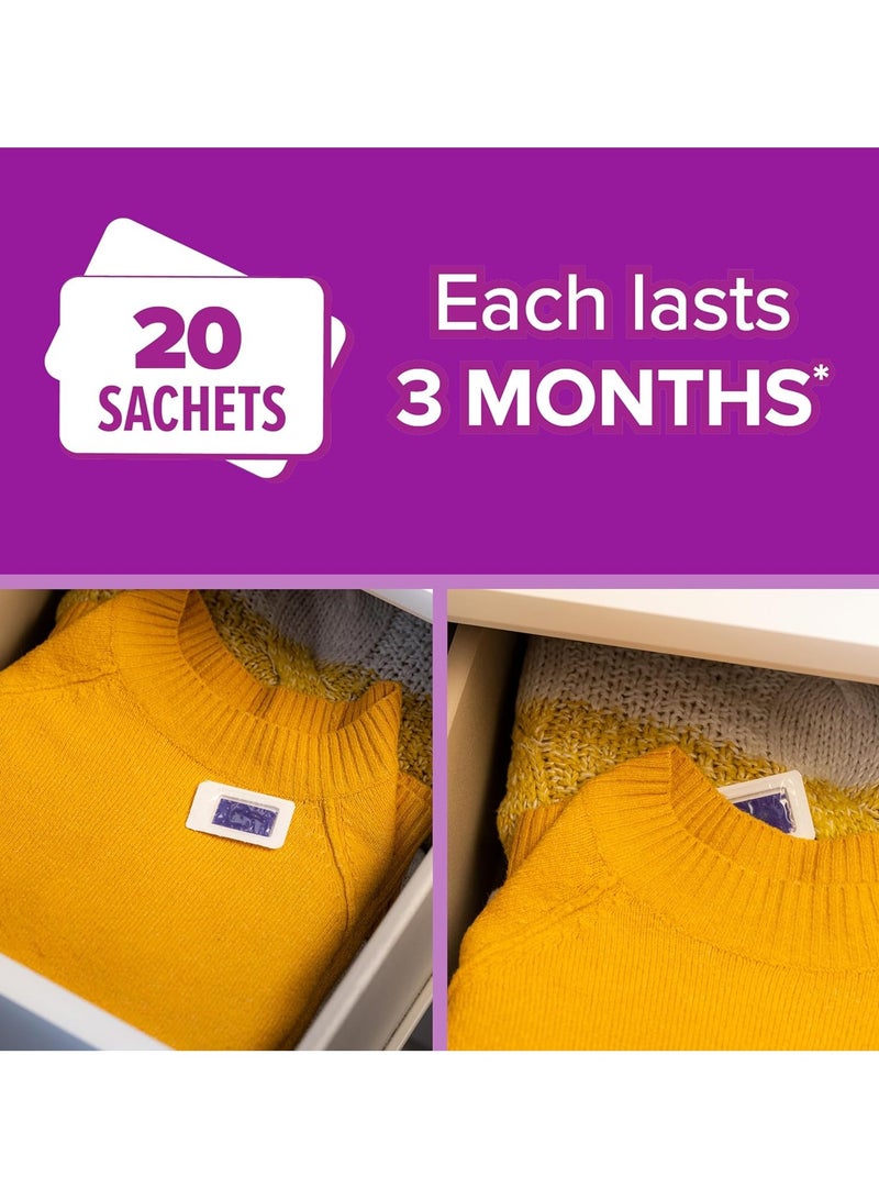 Acana Sachet Moth Killer and Freshner Lavendar 20 Sachet - Image 5