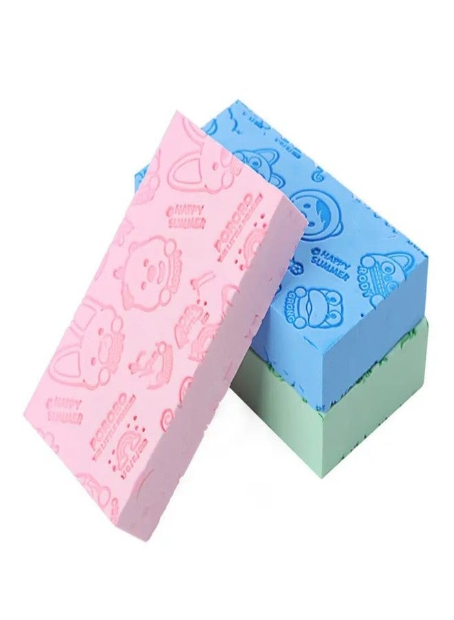 JAGMOOLYA PRODUCTS Baby Bath Scrubber Body Dead Skin Remover Cleaning Shower Brush Sponge Kids (Pack of 1) - Image 1