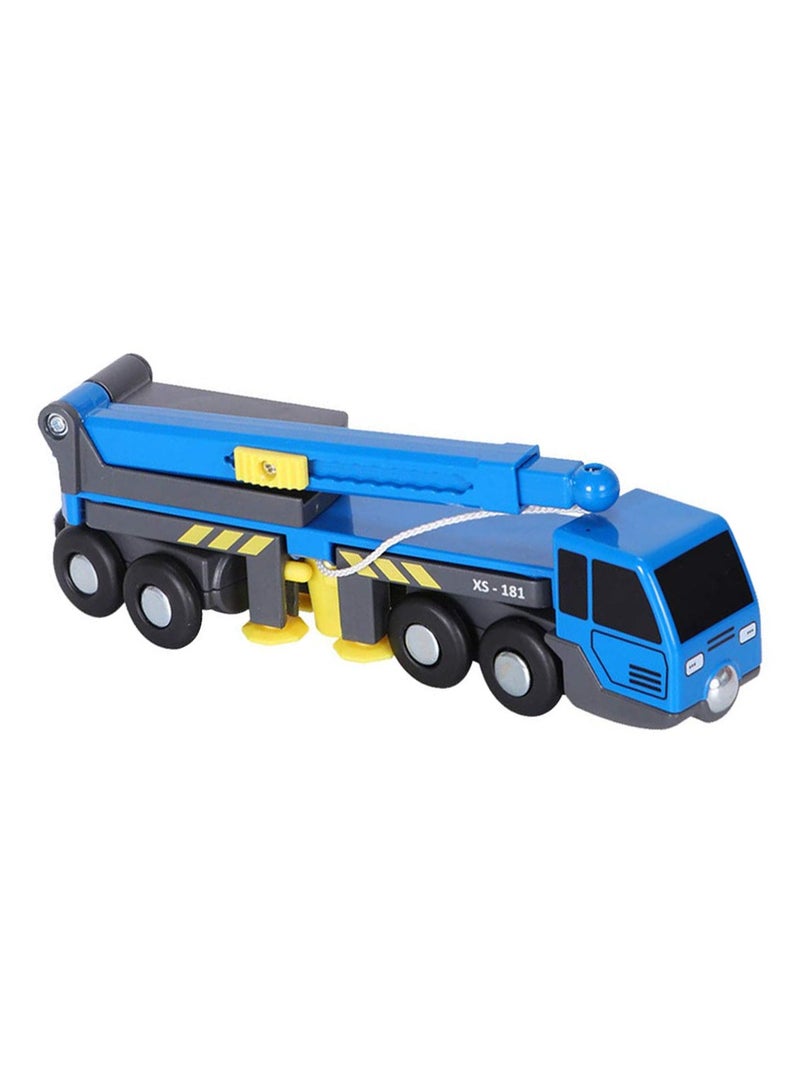 Excefore Construction Vehicles Cranes Toys, Construction Vehicle Toys, Crane Truck Pull Back Cars for Child Toddlers Kids, Blue - Image 1