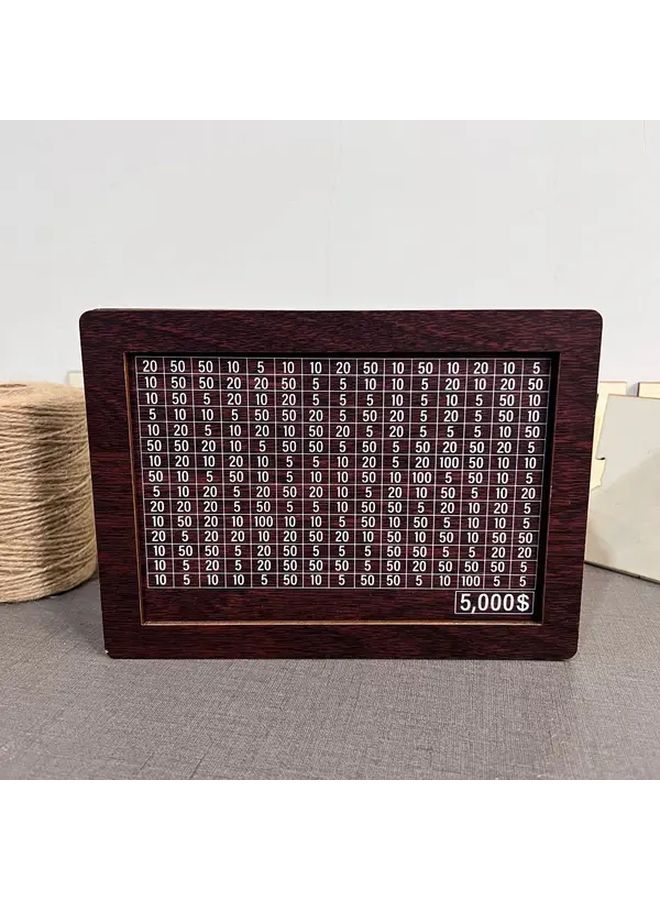 Wooden Piggy Bank With Digital Counter Model 2000US Adult Money Saving Box For Financial Goals - Image 2