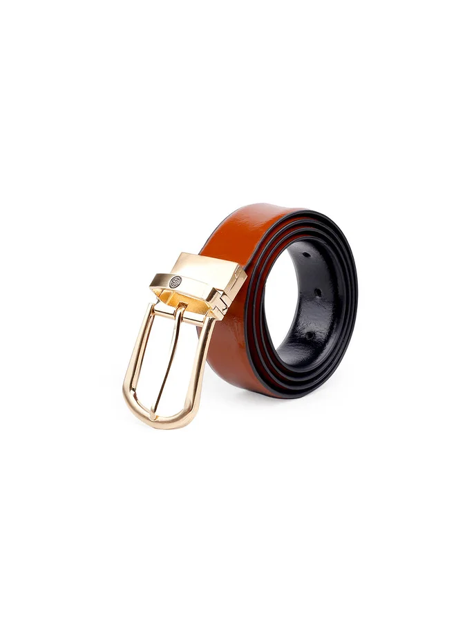 Bacca Bucci  Men's Black Leather Reversible Formal Belt for Men | Best Price UAE