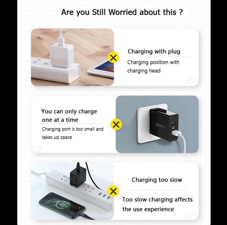 ELECTRO WOLF Charging USB 18W Charging Type C 20W Power Socket Outlet Multimedia Modular Wall Face Plate Socket Plug Jack Cable or Adapter for Home and Office USBType CPower Outlet - Image 5