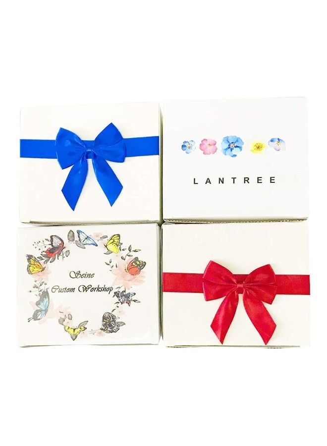 XiuWoo Designer Glass Cup With Lid Spoon And Saucer Multicolour - Image 4