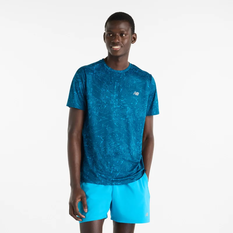 New Balance Streamsong Men's Sport Essential Printed T-Shirt for Men | Best Price UAE