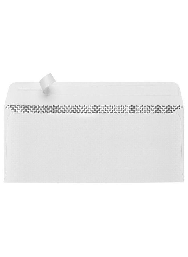 Blue Summit Supplies - 500 No. 10 Self Seal Single Window Security Envelopes Designed For Quickbooks Invoices And Business Statements Computer Printed Checks With Strong Peel And Seal Flap Number 10 Size 4 1 8 X 9 1 2 - Image 1