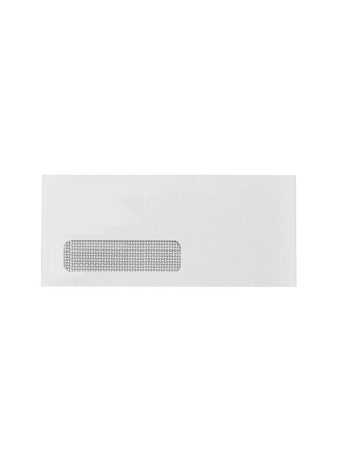 Blue Summit Supplies - 500 No. 10 Self Seal Single Window Security Envelopes Designed For Quickbooks Invoices And Business Statements Computer Printed Checks With Strong Peel And Seal Flap Number 10 Size 4 1 8 X 9 1 2 - Image 1