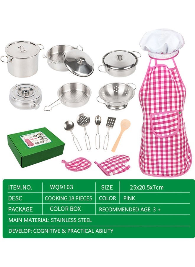 NIBEMINENT 18-Piece Kids Cooking And Baking Set - Image 2