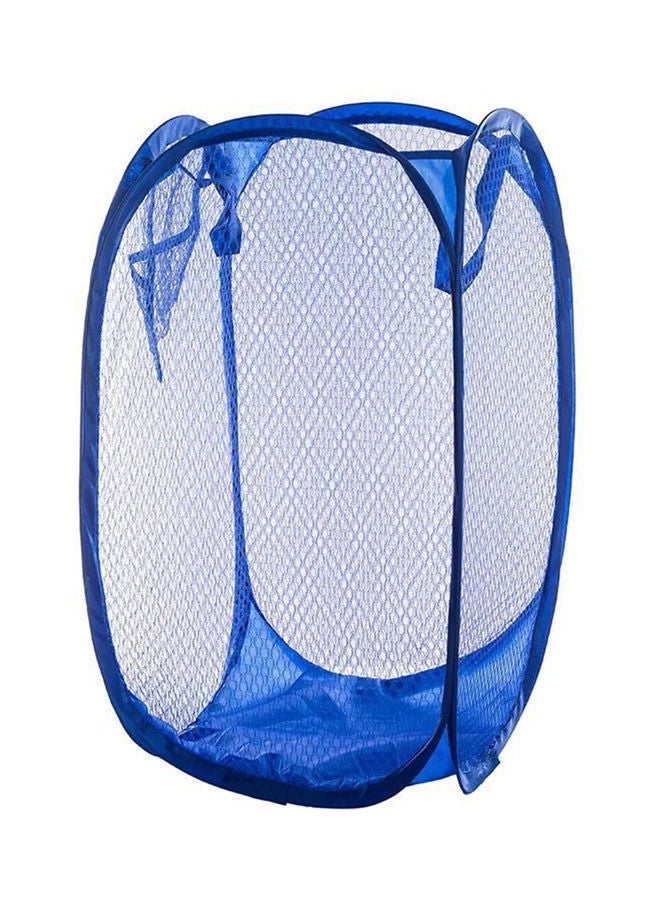 NIBEMINENT 4-Piece Foldable Laundry Basket Blue 40x40x70cm - Image 1