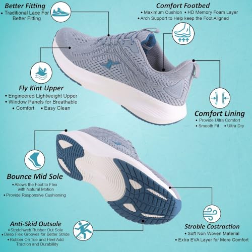 SPARX Sports Shoe SM-834 Grey for Men - Image 3
