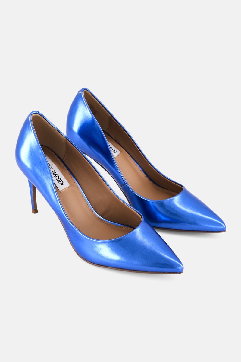 STEVE MADDEN Women Lillie Slip On Pumps, Blue - Image 1