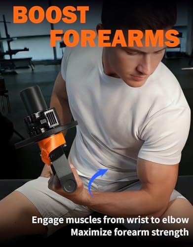 Fitarc Wrist BarForearm StrengthenerWrist Curl Forearm Roller Wrist Rotation ExerciserWrist StrengthenerPlate Not Include - Image 3