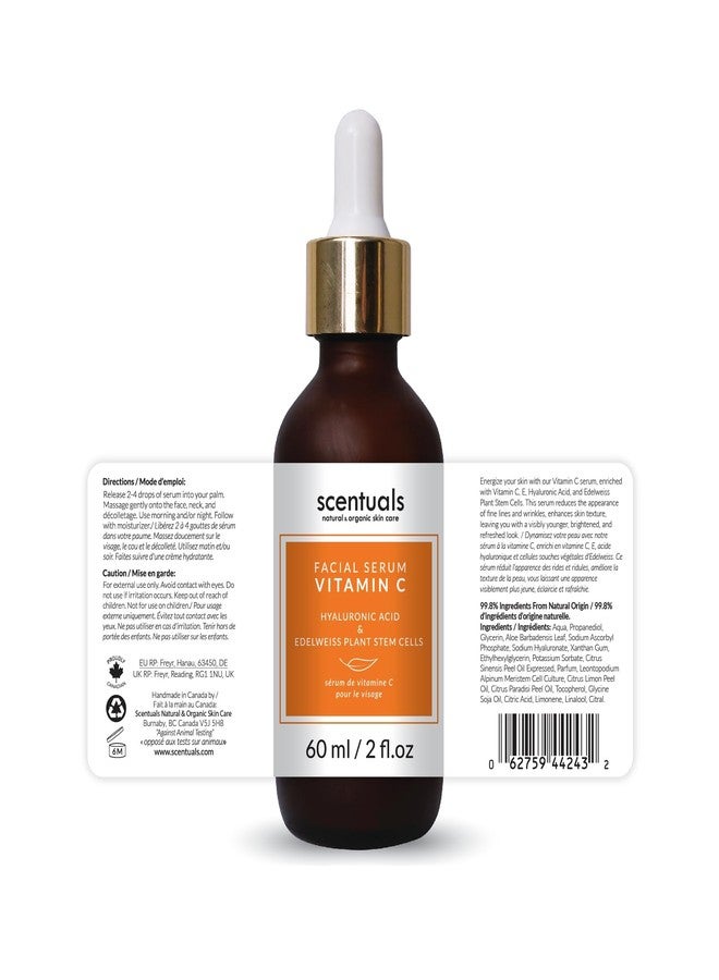 Scentuals Vitamin C Serum for Face, Brightening Serum, Reduce Look of Fine Lines & Wrinkles, Water-Based 2 fl.oz|60 ml - Image 3