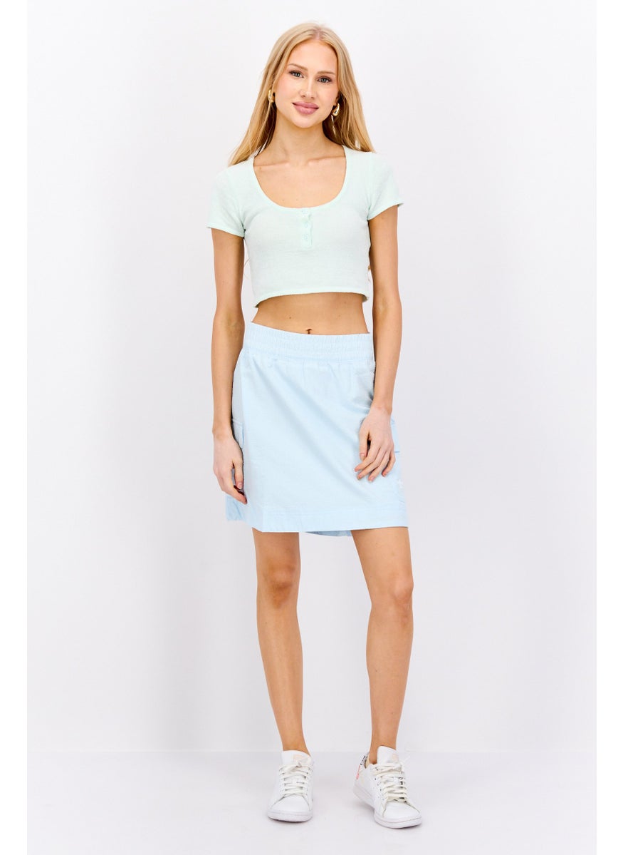 adidas Originals Women Sportswear Fit Outdoor Skirts, Light Blue  - Image 3