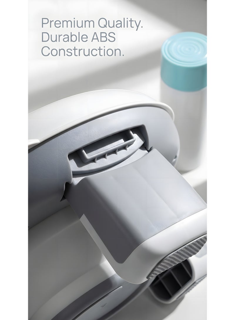 Beauenty Portable Potty Training Toilet for Kids with Storage Bag,Foldable Travel Potty Chair for Outdoor and Indoor Easy to Clean,Toddler Urinal,Potty Training Toilet Seat for Boys and Girls(Gray) - Image 4