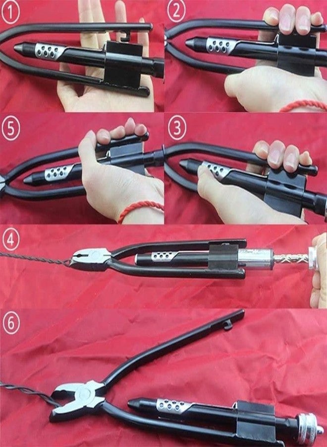 LSLANSOON 6 Inch Safety Wire Pliers, 0.3-0.7mm Lock Wire Twisting Tool for Automotive and Mechanical Repair - Image 5
