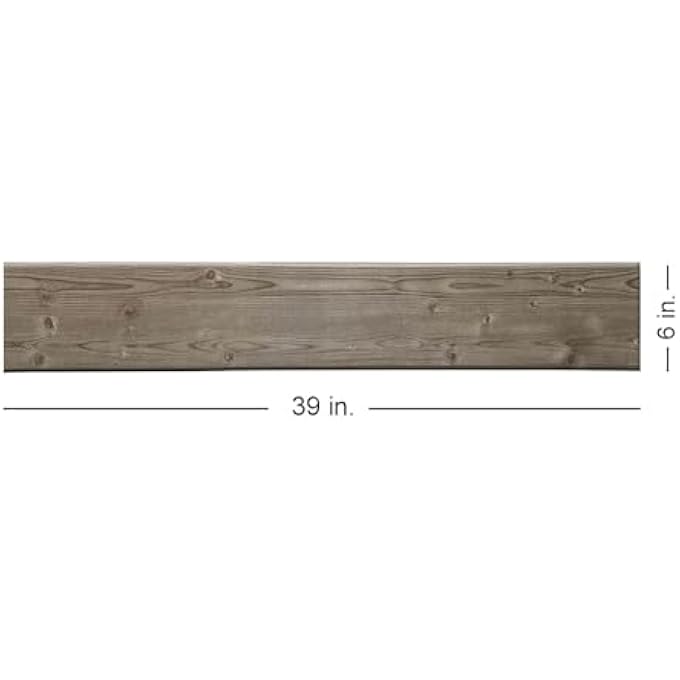 A LA MAISON CEILINGS WP106WG-48 FOAM WOOD CEILING PLANKS 39 IN X 6 IN, WARM GRAY, PACK OF 48 - Image 2