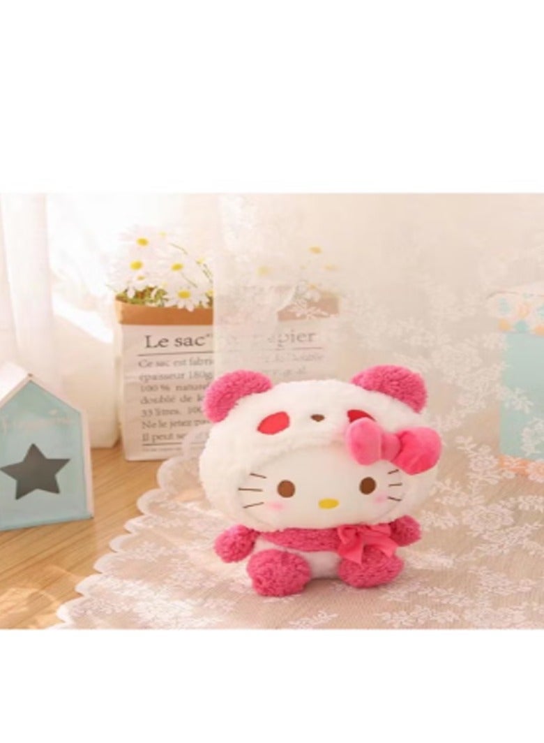general 1 Pcs 15cm Sanrio Plush Toys Stuffed Hello Kitty Doll Soft Anime Cartoon Plushie Home Decor Appease Girl Gift (Hello Kitty Pink) - Image 2