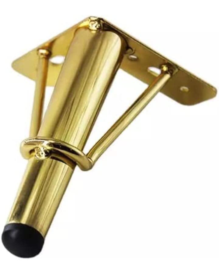 AAKASH DECOR Sofa Furniture Leg 6 Inch 15 Cms PVD Gold Finish U Pin on Cone Shape Sofa Leg Pack of 4 Comes with Warrenty - Image 2