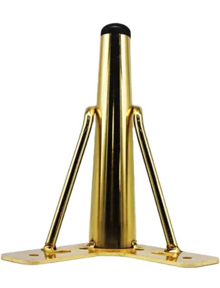 AAKASH DECOR Sofa Furniture Leg 6 Inch 15 Cms PVD Gold Finish U Pin on Cone Shape Sofa Leg Pack of 4 Comes with Warrenty - Image 3