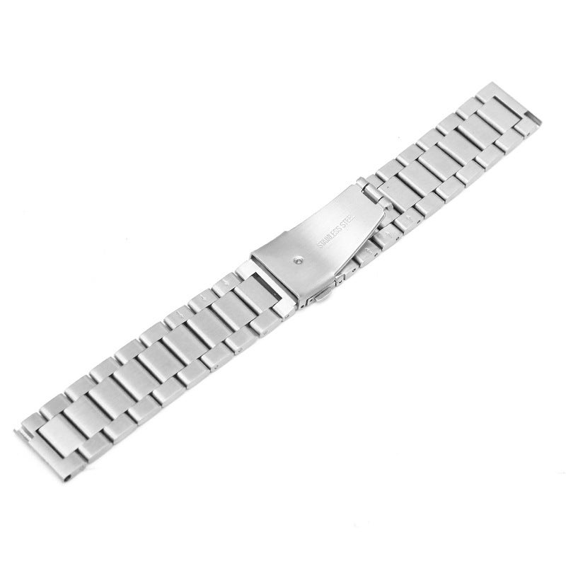 For Samsung Huawei Gt4 Stainless Steel Three Bead Watch Band Apple Watch 9 Apple Three Bead Watch Band - Image 3
