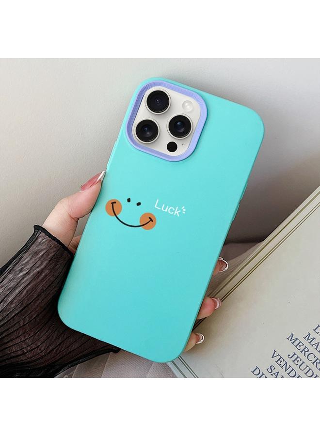 اس-توب جراب لهاتف iPhone 13 Pro Smile Face PC Hybrid TPU - Image 1