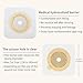 DERAYMI 22 PCS Ostomy Supplies 2 Piece Colostomy Bags Two Piece Drainable Ostomy Pouch with HookandLoop Closure for Ileostomy Stoma Care CuttoFit 16 x Bags6 x Barriers - Image 4