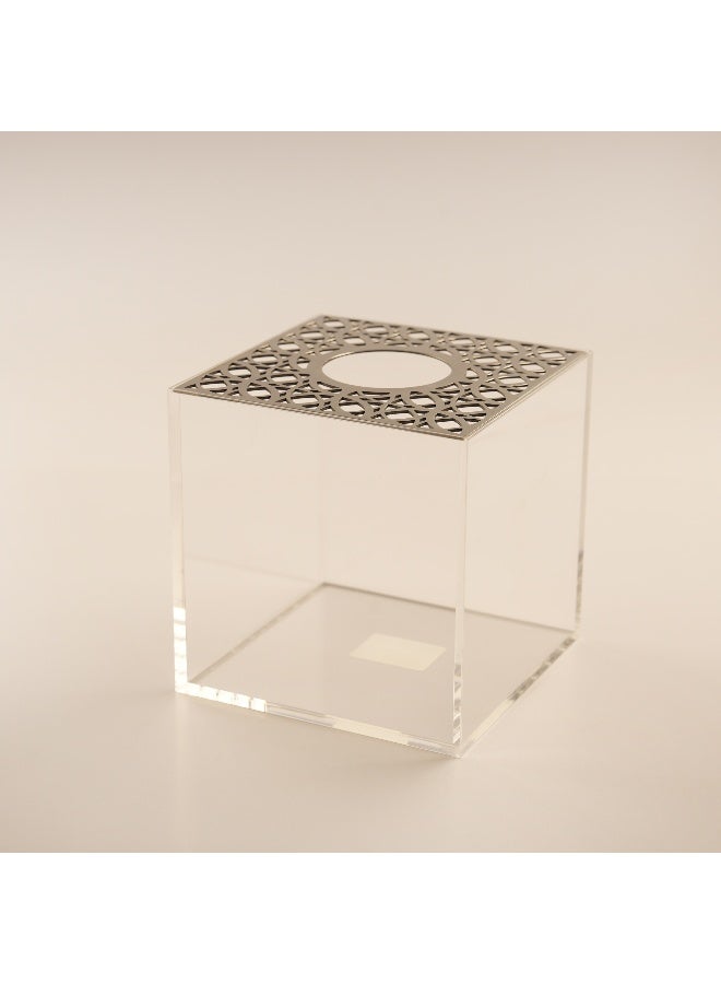 Homez Acrylic Tissue Box Kairouan Collection 15*15*15Cm - Image 1