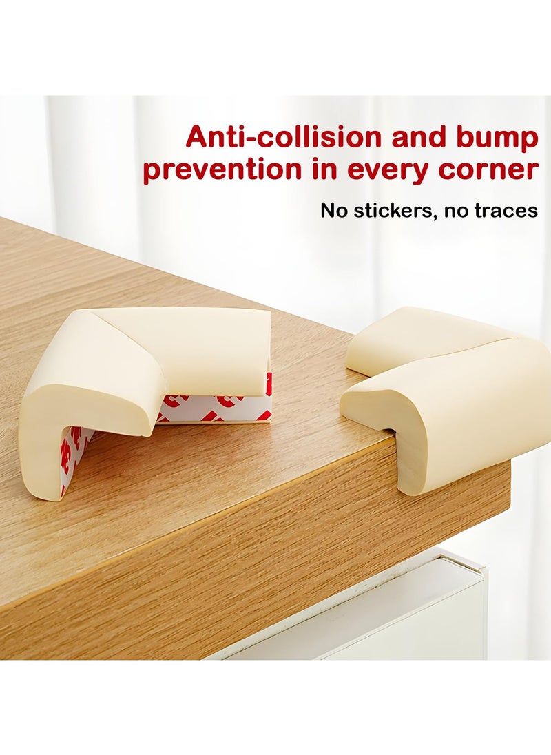 BAYBEE Baybee 10 PCs Baby Safety Corner Guards, Baby Proofing Corner Guards - 3mm Pre-Taped Corner Protectors -Child Safety Edge Cushion Guards for Sharp Edges Protector of Furniture White  - Image 5