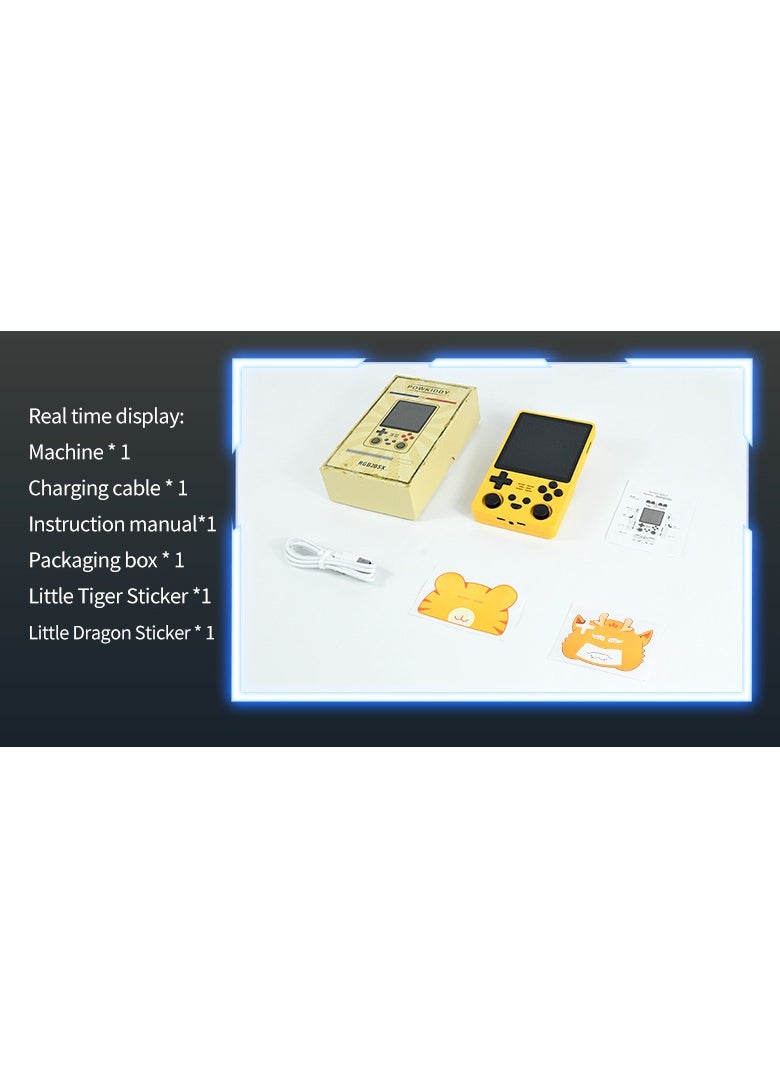 Powkiddy - RGB20SX Handheld Game Console with 10000 Gmaes, 4-Inch IPS Open Source Linux Retro Portable Gaming Console, 5000Mah Battery Handheld Emulator Gift for Kids Adults (Blue, 64GB) - Image 1