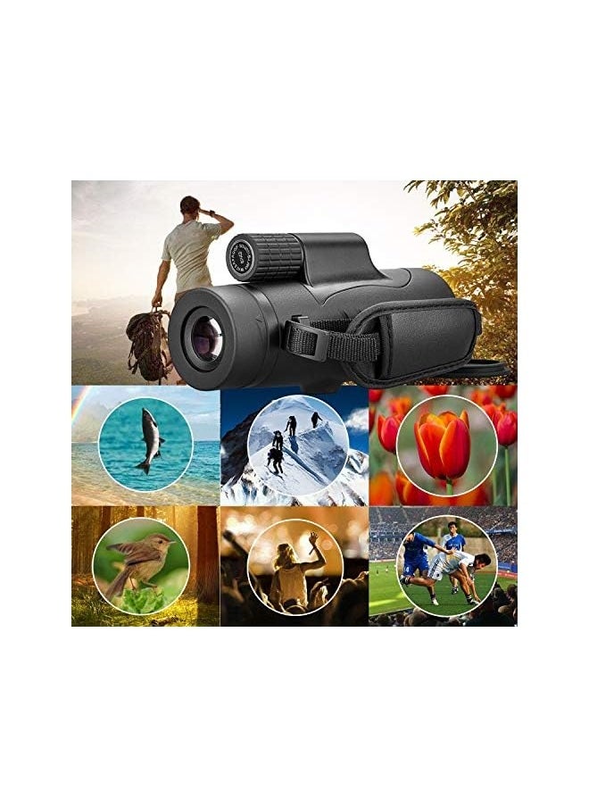 Generic Monocular Telescope High Power 8x42 Monoculars Scope Compact Portable Waterproof Fogproof Shockproof with Hand Strap for Adults Kids Bird Watching Hunting Camping Hiking Travling Wildlife Secenery  - Image 3