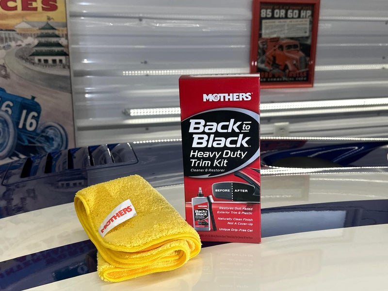 Mothers 06141 Back-to-Black Heavy Duty Trim Cleaner Kit, 12 fl. oz. - Image 3