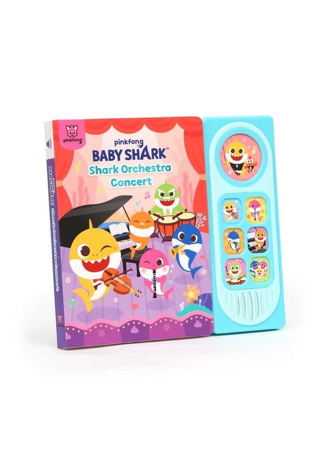 Pinkfong - Baby Shark Shark Orchestra Concert 7 Button Sound Book Baby Shark Children'S Sound Books Interactive Learning Books For Toddlers Learning & Education Toys Baby Shark Gifts For Babies - Image 1