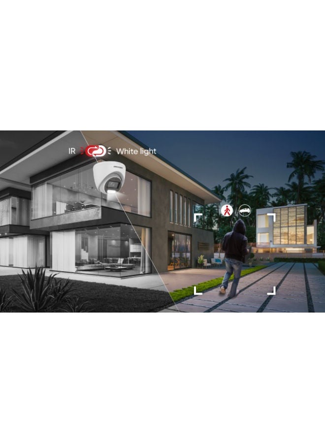 HIKVISION 5MP Camera Full Surveillance System | 2 Indoor + 2 Outdoor Cameras + 4-Channel DVR + 1TB WD Purple HDD + RG59 Cable - Image 1